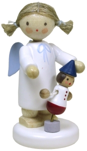 Flade Engel mit Stehauf-Männchen  (Flade 61118) Engel mit Stehauf-Männchen